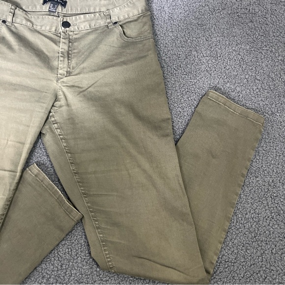 Mango Basics Pants Size 6  Green 5-Pockets. - Picture 4 of 14